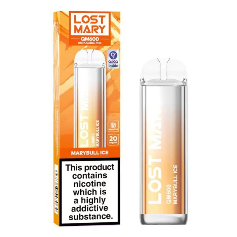 Marrybull Ice Lost Mary QM600 Disposable Vape 